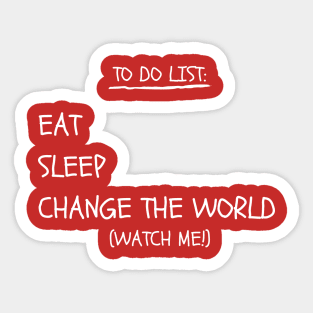 SheHopes TO DO LIST: for Kids Sticker